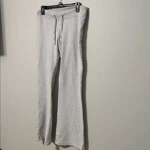Brandy Melville  light Gray Wide Leg lounge pant. 💯 cotton. Small.